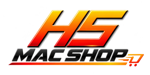HS MAC SHOP official logo for automotive cleaning products and premium car fragrances